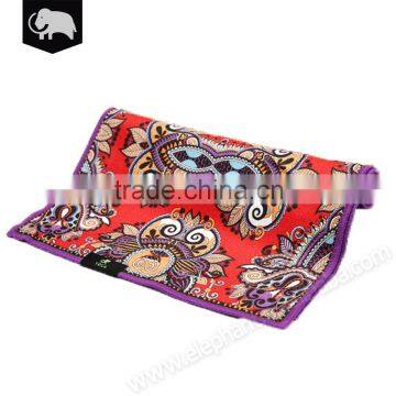 Ultra absorbent recyclable sports microfiber mini yoga towel with customized printing