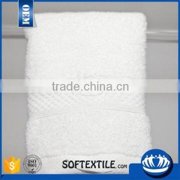 100% cotton 5 star hotel towel/16s hotel towel set, white color hotel bath towel                        
                                                Quality Choice