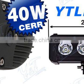 9.5 Inch 40w 3500 lm Led Work Light Bar Car Truck Boat off Road Flood Lamp Bulb photo-6