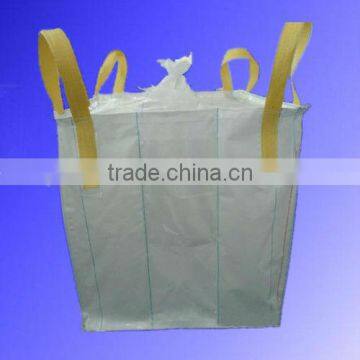 container bag/FIBC bag with white PP handle, UV Treated for bean