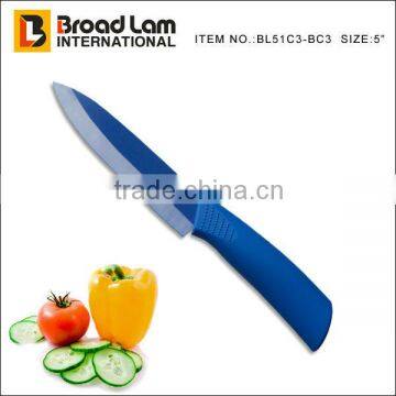 5" Blue Color Utility Ceramic Knife, Special decoration for cooking