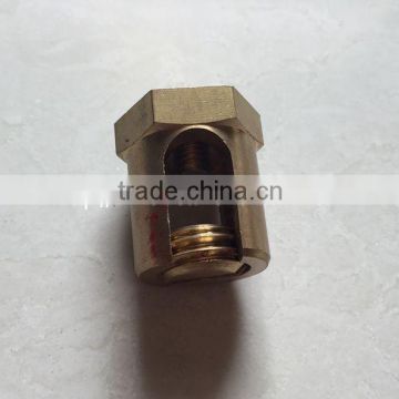 Precision lathe turning brass parts