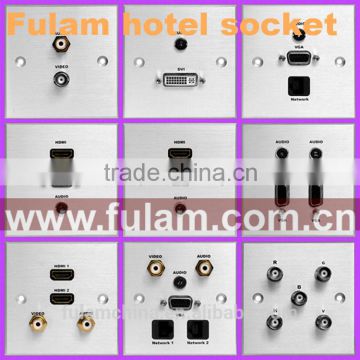 86x86mm USB 5V aluminum wall socket