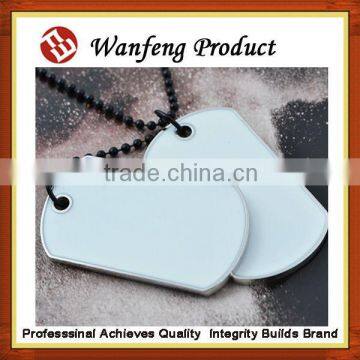 manufacture Wholesale low price High Quality Custom Metal Blank Dog Tag