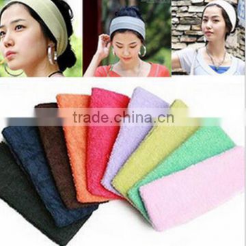 Best selling candy color elastic yoga hair band