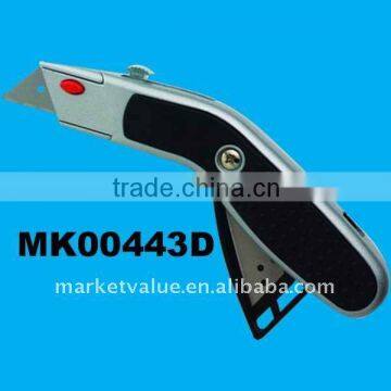 With push-button blade lock system cutter knife