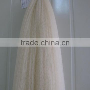 White Color High Temperature Special Fibre Hair , Synthetic Hairline, Synthetic Wig