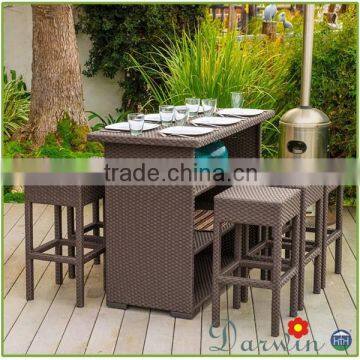 Garden furniture bar stool sets table and bar chair