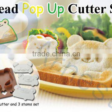 cookware kitchenware cooking kitchen accessories decoration tools lunch bento box sandwich cutter animal bread cutter 76189