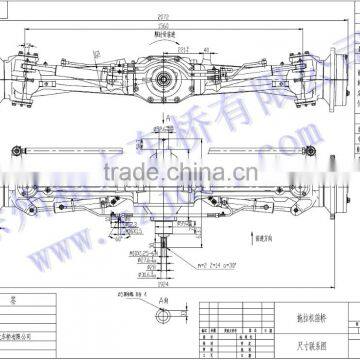 Axle for Tractor CLQ80 80 Hoursepower Tractor Drive Axles Manufacturing of Front and Rear Tractor Axle photo-2
