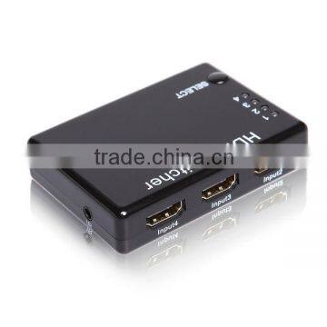 Remote control Mini hdmi switch 4x1 for HDMI devices