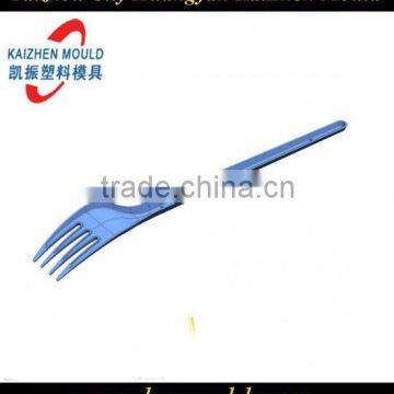 Plastic disposable fork molds plastic tableware molds