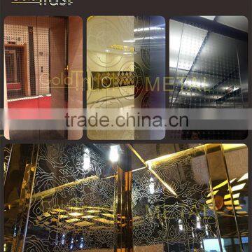 free samples mirror etching stainless steel sheet building decoration