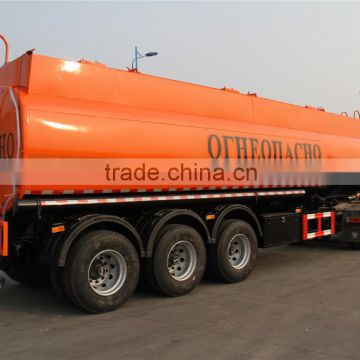 Crude oil semi trailer fule tanker semi trailer