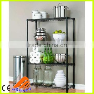 wire mesh wine shelf,wire mesh baskets for storage,vegetable rack for store