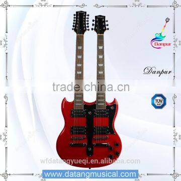 Cheap SG double neck guitar