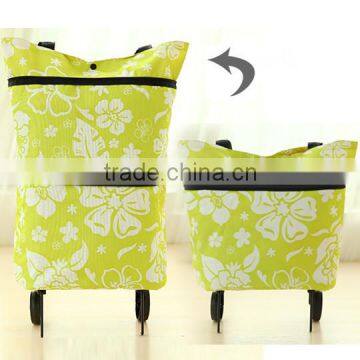Competitive Price for foldable shopping bag with wheel on SALE