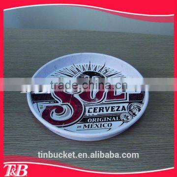 brand tin tray for beer holder