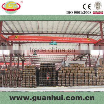 China Famous Brand Single Girder Overhead Crane 16 Ton