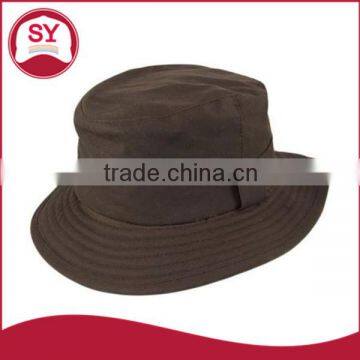 wide brim designer bucket hat