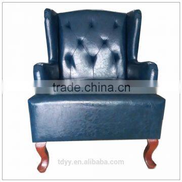 TDSF-06-1 QVB JIANDE TONGDA LIVINGROOM BIRCH WOOD FOOT PU LEATHER SOFA COFFEE SHOP SOFA LEISURE SOFA LIVING ROOME SOFA photo-2