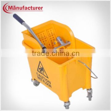 20L Automatic Hotel Plastic Floor Spin Small mop Cleaning Bucket with Wringer Trolley Equipment