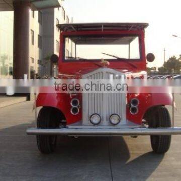 Import CE approved 4 wheel electric 8 passenger car with low price for sightseeing made in china