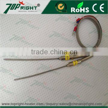 tp rtd pt100 thermocouple with spring industrial sensor