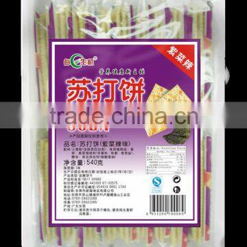 Shallot,sesame,saltine,natto,wheat,tomato,beef Pastrami,laver Spicy Fla Soda Biscuit photo-2