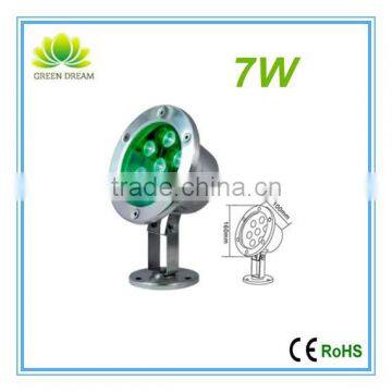 Stainless steel 7w led underwater light 12v with ce rohs