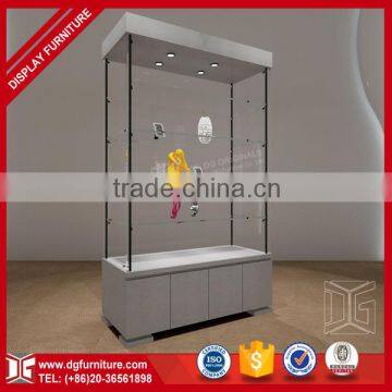 High End New Wooden Glass Tower Museum Display Cases