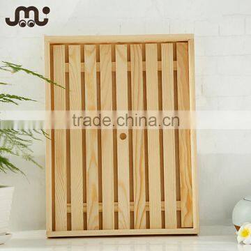 Wholesale pine slatted serving pallet tray