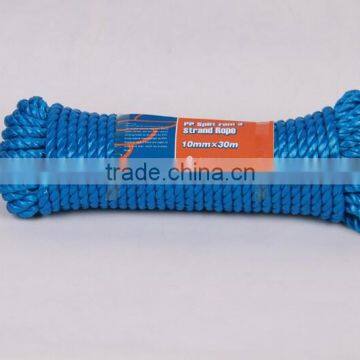 PP Rope/PP split film twisted rope /popular in Europe/factory price