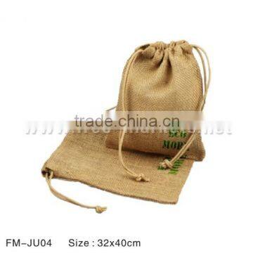 New Fashion Eco friendly Jute bags high classed fashionable Draw string Cord Drawstring Pouch bag