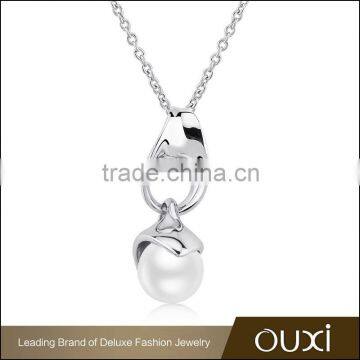 OUXI New arriival pearl brazilian costume jewelry made with AAAA zircon