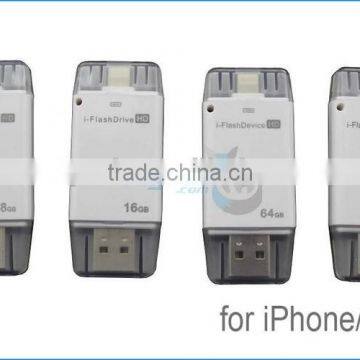 Wholesale IFlash Drive Device 8GB 16GB 32GB 64GB OTG USB Flash Drive for IPhone/iPod/iPad/ ITouch/USB OTG photo-2