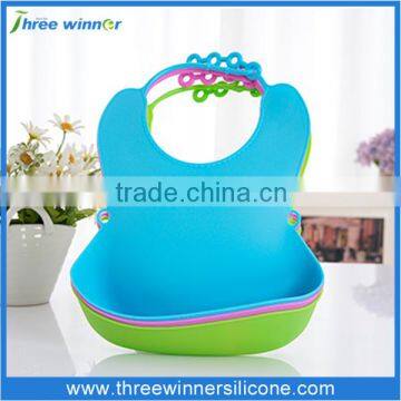 2015 promotion baby bib custom printing silicone baby bib