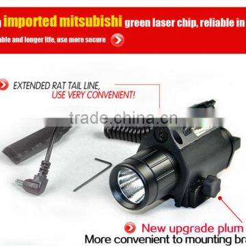 800m green beam laser sight scope with LED light