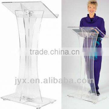 High transparent acrylic speech podium