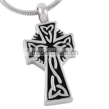 SRP8385 Directly Factory Supplier Remember Jewelry Celtic Cross Pendant Stainless Steel Cremation Jewelry Pendant
