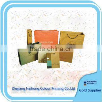 OEM luxury customized kraft paper bag printing with competive price