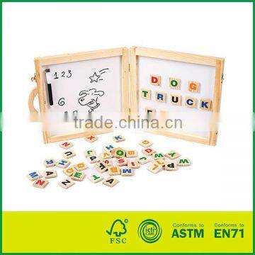 Wooden Alphabet magnetic board