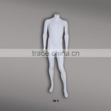 realistic fashion male mannequins in glossy white male model nude