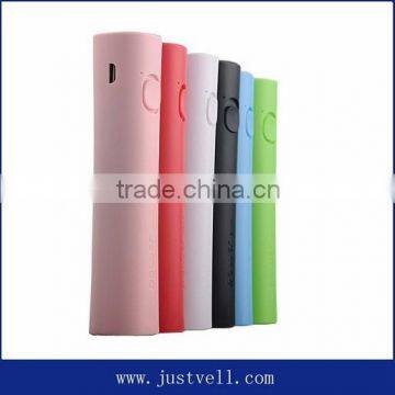 Multi Color 2600mah Mobile Power Bank Flash Light ,led Torch Light Portable Power Bank