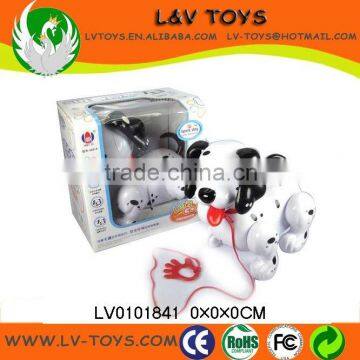 cartoon electric dog toy with line