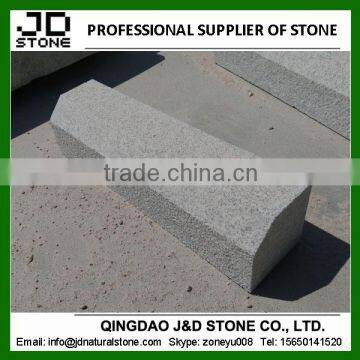 cheap shandong white sesame beveled kerb stone price