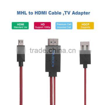 MHL Micro USB to HD MI 1080P HDTV Cable Adapter for Samsung Galaxy S5 Note3 New photo-4