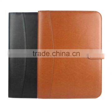 A4 Zipper Portfolio PU Leather File Folders Mutifuction Organizer photo-2