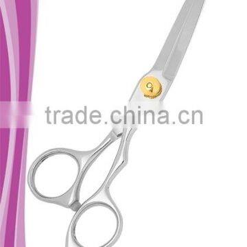 Darcey hair scissor size 5 inch removable finger rest screw tension satin finish
