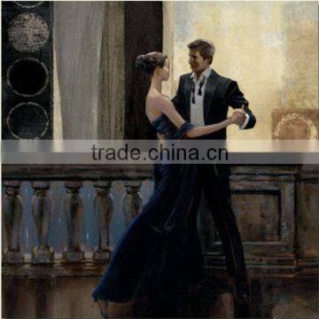 High Skills Artist Hand-painted Abstract Spanish Dancer Oil Painting On Canvas ,Spanish Flamenco Dance Oil Paintings photo-1